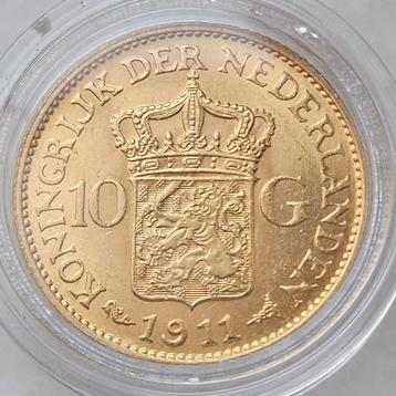 Gouden tientje 1911 beschikbaar voor biedingen