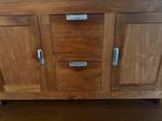 Massief Teak houten dressoir 180cm, Ophalen, Gebruikt, 150 tot 200 cm, Teakhout