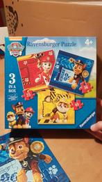 Puzzels Paw Patrol 3 in 1 doos, Ophalen of Verzenden, 10 tot 50 stukjes, Zo goed als nieuw, 4 tot 6 jaar