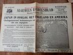 Krant aanval Pearl Harbor 8 december 1941, Nederland, Boek of Tijdschrift, Ophalen of Verzenden