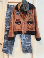 Mooi heren pilotenpak voor carnaval maat M, Carnaval, Maat 48/50 (M), Ophalen of Verzenden, Kleding