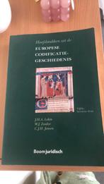 Hoofdstukken uit de Europese Codificatiegeschiedenis, Ophalen of Verzenden, Zo goed als nieuw, C.J.H. Jansen; W.J. Zwalve; J.H.A. Lokin