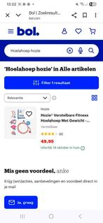 Hoelahoep Hozie - Fitness plezier!, Ophalen of Verzenden, Met gewicht, Zo goed als nieuw, Fitness hoelahoep