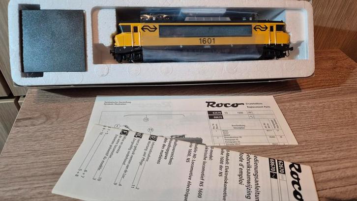 Roco NS 1600 62670, Hobby en Vrije tijd, Modeltreinen | H0, Zo goed als nieuw, Locomotief, Gelijkstroom, Roco, NS, Ophalen of Verzenden