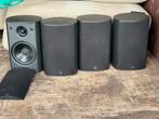 Jamo Klipsch A-330 Speakers (4 stuks), Gebruikt, Ophalen of Verzenden, 60 tot 120 watt, Front, Rear of Stereo speakers