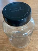 Voorraadpot glas bakeliet, Ophalen of Verzenden