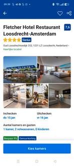 Nachtje weg voor 2 pers met ontbijt, Tickets en Kaartjes, Hotelbonnen, Twee personen, 1 overnachting