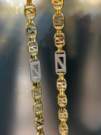 18KT Goud - 92.7 Gram - PLATTE MAGNUM - Ketting, Ophalen, Nieuw, Goud, Goud