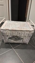 Leuke grote rieten mand (Riviera Maison stijl), Huis en Inrichting, Woonaccessoires | Schalen en Manden, Ophalen, Zo goed als nieuw