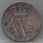 Zeldzame 1/2 cent 1823 U - halve cent 1823 U - Willem 1, Postzegels en Munten, Munten | Nederland, Koning Willem I, Overige waardes