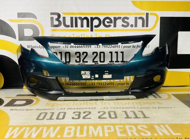 BUMPER Peugeot 2008 2016-2021 VOORBUMPER 2-J5- 6484z, Auto diversen, Tuning en Styling, Ophalen of Verzenden
