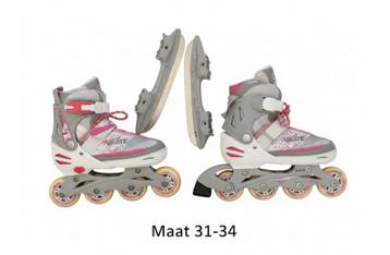 Skeelers & schaatsen verstelbaar maat 31-34 beschikbaar voor biedingen