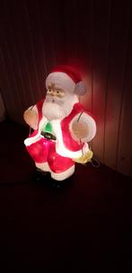 Kerstman verlichting  (polyester) kerstman voor buiten., Diversen, Kerst, Ophalen of Verzenden, Gebruikt