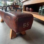 Oud turnpaard, vintage bank, turntoestel, bsnkje, gymnastiek, Antiek en Kunst, Ophalen