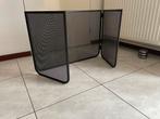 Zwart Vonkenscherm in 3 Panelen opvouwbaar, Ophalen, Gebruikt, Vrijstaande haard, Houthaard