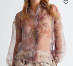 Liu Jo organza overhemd blouse zgan mt 44 it (38 ned) rose, Kleding | Dames, Blouses en Tunieken, Maat 38/40 (M), Verzenden, Liu Jo