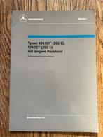 Mercedes 260E - 250D service folder 1990, Ophalen of Verzenden