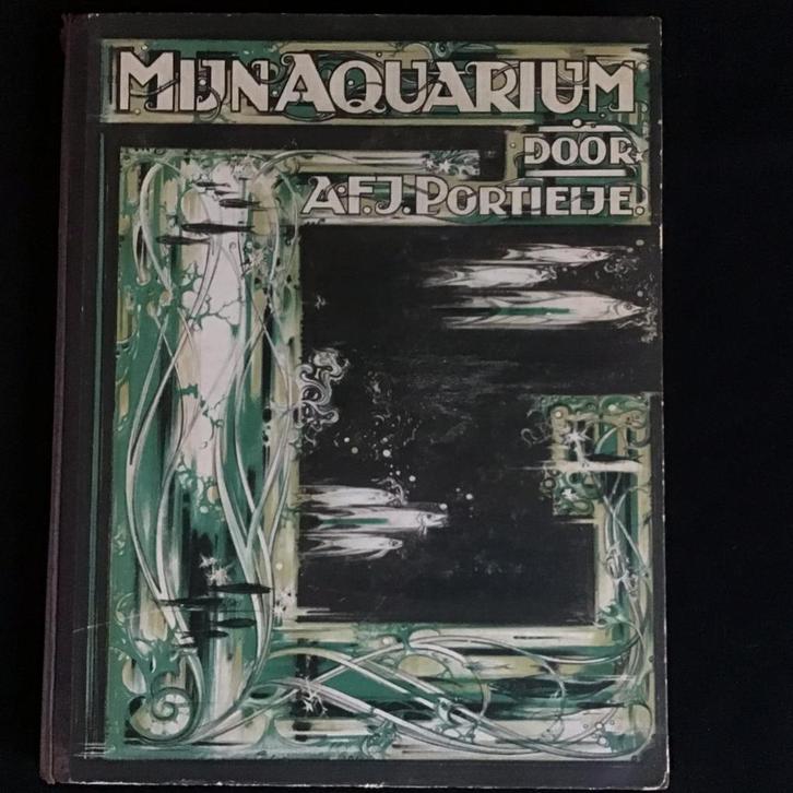 Mijn aquarium - Verkade - A.F.J. Portielje - 1925 vis vissen, Boeken, Prentenboeken en Plaatjesalbums, Gelezen, Plaatjesalbum