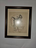 Jan Wolkers origineel werk en klaar voor aan de muur  Ingeli, Antiek en Kunst, Ophalen