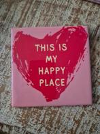 Keramiek Tegeltje met Spreuk - 10x10 cm, Helene Livingstyle, Helenelivingstyle@gmail.com, 7531TJ, Nieuw