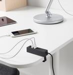 IKEA LÖRBY USB lader met bureau-klem (zwart), Ophalen of Verzenden, Gebruikt, Overige merken