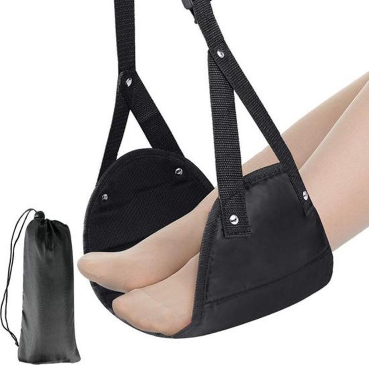 Voetensteun voor op reis - Voeten hangmat voor reizen, Tuin en Terras, Overige Tuin en Terras, Nieuw, Ophalen of Verzenden