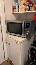 Sharp R982STWE combimagnetron – RVS – nette staat, Ophalen, Combimagnetron, Crisp, Gebruikt