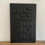 Wanddecoratie van hout met 30 halve cirkels - handmade, Ophalen of Verzenden, Nieuw