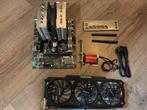PC Upgrade Set - Moederbord, CPU, Geheugen, GPU, Ophalen, Gebruikt, DDR3, Micro-ATX