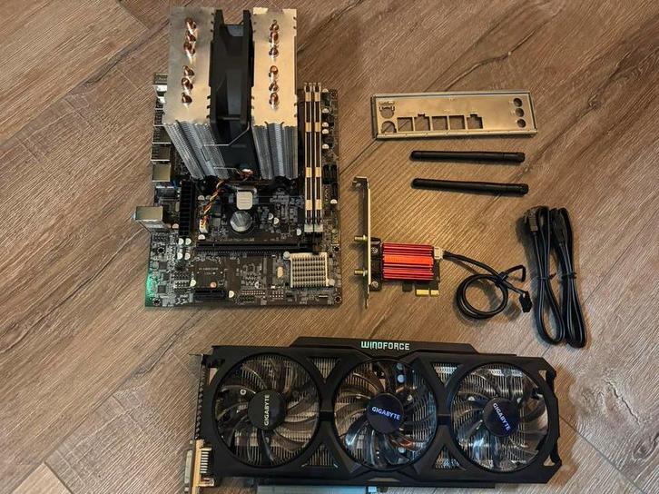 PC Upgrade Set - Moederbord, CPU, Geheugen, GPU, Computers en Software, Moederborden, Gebruikt, Intel, DDR3, Ophalen