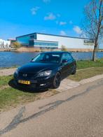 Mazda 3 2.3 MPS 2008 Zwart, Auto's, 4 cilinders, Leder en Stof, Handgeschakeld, Particulier