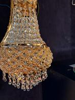 Kristallen wandlamp nieuw 40/25 koper verguld, Huis en Inrichting, Lampen | Wandlampen, Ophalen of Verzenden, Nieuw