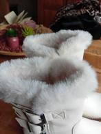 witte laarsjes 38 gevoerd, Ophalen of Verzenden, Zo goed als nieuw, Wit