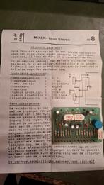 Vintage Mixer Print - 6 Kanaals Stereo, Ophalen of Verzenden