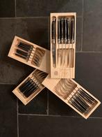 Laguiole Bestekset - 24 Delig - Nieuw in Doos, Nieuw, Ophalen of Verzenden, Rvs of Chroom, Vaatwasserbestendig