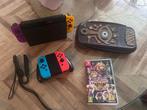 Switch met spel extra controllers bewaarhoes en kabel, Spelcomputers en Games, Spelcomputers | Nintendo Switch, Ophalen, Zo goed als nieuw