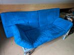 Kobalt blauwe slaapbank, Ophalen, Gebruikt, Eenpersoons, Blauw