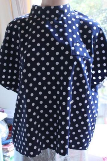 Blouse/top polkabollenprint - maat 42 beschikbaar voor biedingen