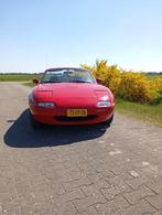 Mazda MX-5 1.6 Miata U9 1991 Rood, Auto's, Voorwielaandrijving, Zwart, 4 cilinders, Cabriolet