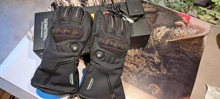 Revit verwarmde handschoenen (L), Motoren, Kleding | Motorkleding, Handschoenen, Dames, Heren, Tweedehands, Ophalen of Verzenden