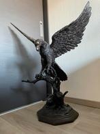 Bronzen adelaar in stijl van Jules moigniez, Antiek en Kunst, Antiek | Koper en Brons, Ophalen
