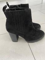 Laarzen met hak maat 37, Hoge laarzen, Zwart, Ophalen of Verzenden, Gedragen