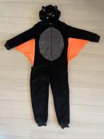Onesie vleermuis, maat 134-140, zwart, Ophalen of Verzenden, Zo goed als nieuw, 134 t/m 140, Jongen of Meisje