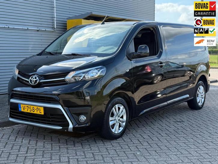 Toyota PROACE Worker 2.0 D-4D 177 PK Zwart Bj 2018 Automaat, Auto's, Bestelauto's, Bedrijf, Te koop, ABS, Achteruitrijcamera, Airbags