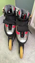 Skeelers lage schoenen, 4 wielen 90mm., Gebruikt, Ophalen of Verzenden, Inline skates 4 wielen, Powerslide
