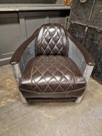 Tomcat Aviator chair | Timothy Oulton | clubfauteuil, Gebruikt, Metaal, Ophalen of Verzenden, 75 tot 100 cm