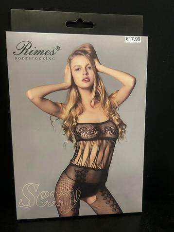 Rimes bodystocking jumpsuit open kruis one size beschikbaar voor biedingen