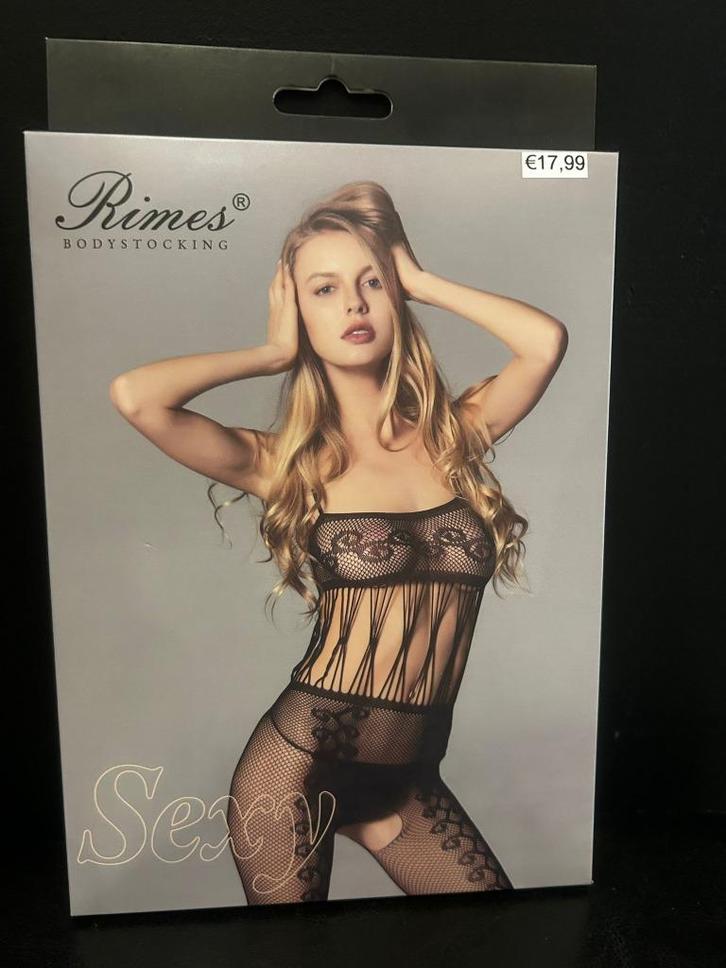 Rimes bodystocking jumpsuit open kruis one size, Kleding | Dames, Overige Dameskleding, Nieuw, Ophalen
