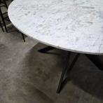 Ronde Wit Marmeren Eettafel Tomochi 120 cm Light & Living, Ophalen