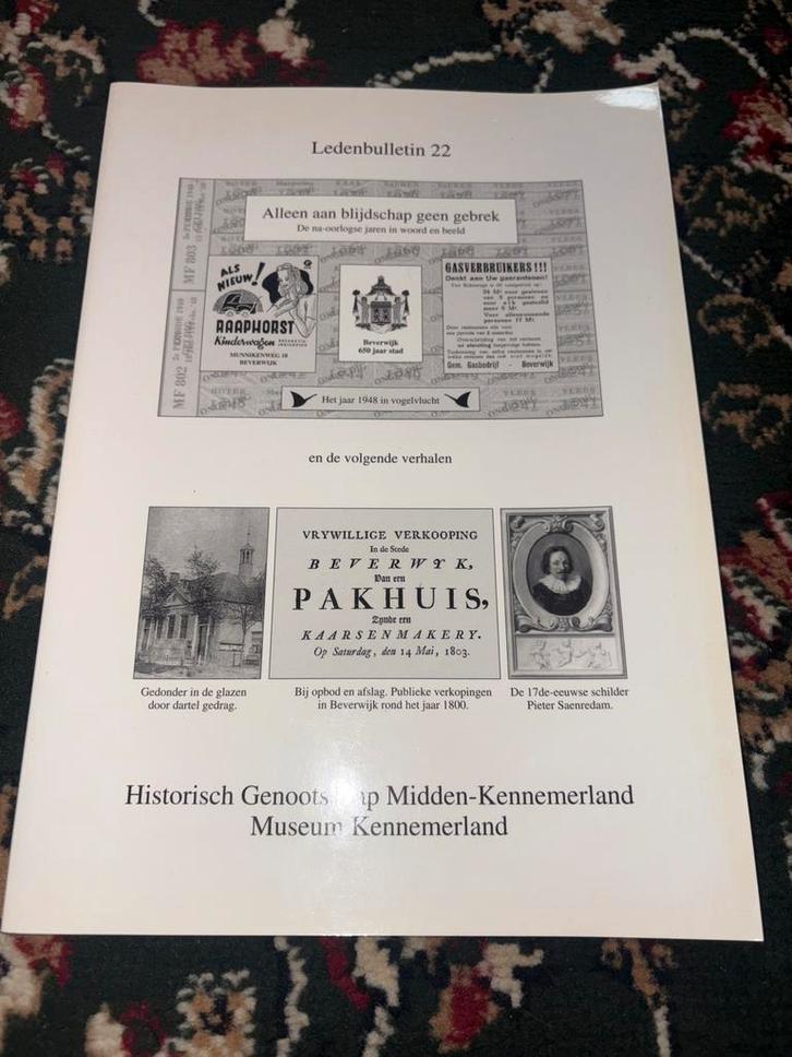 Ledenbulletin 22 - Historisch Genootschap, Boeken, Catalogussen en Folders, Zo goed als nieuw, Folder, Ophalen of Verzenden